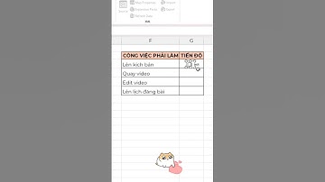 Các làm bảng tiến độ công việc chuyên nghiệp trong excel