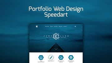 Web Design Speedart - Portfolio Site Redesign