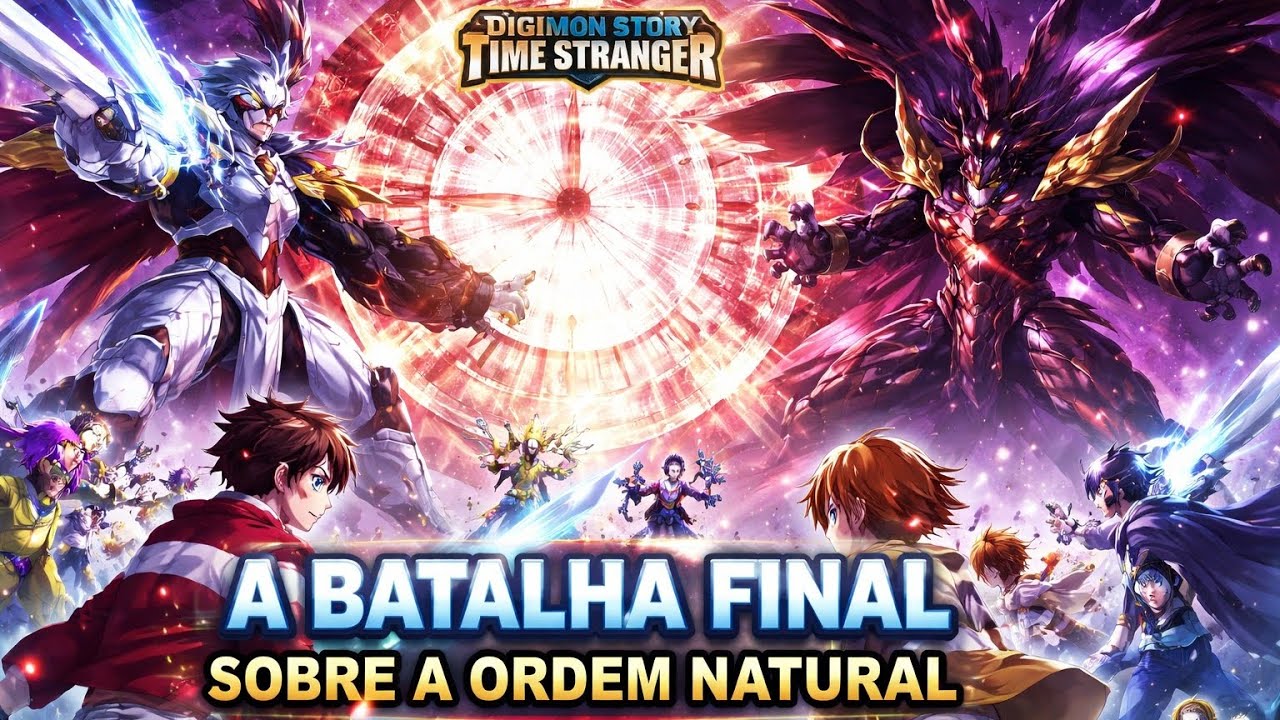 Digimon Story Time Stranger: A BATALHA FINAL SOBRE A ORDEM NATURAL 