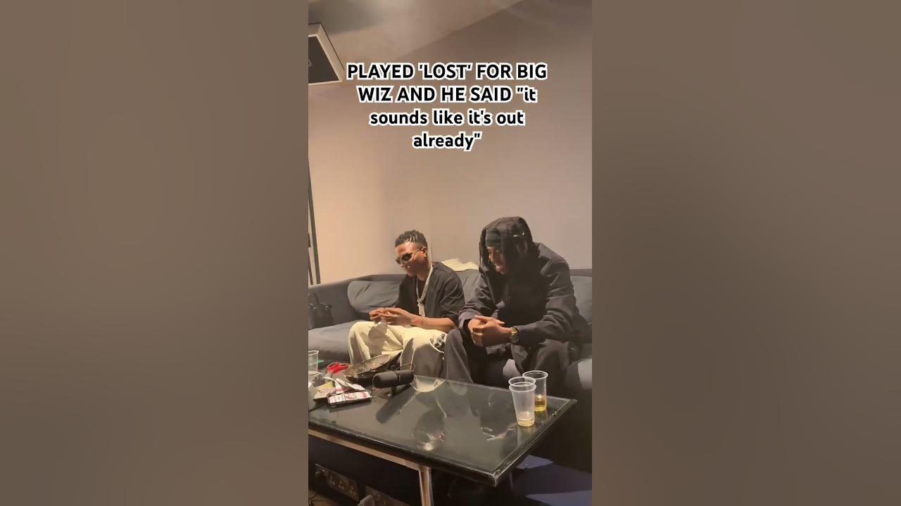 Fola PLAYED 'LOST' FOR BIG WIZ AND HE SAID "it sounds like it's out already" #wizkid #fola