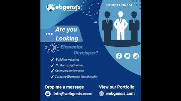 Are You Looking Elementor Developer?  #webgensis #viralvideo #trending #shortvideo #youtube #shorts