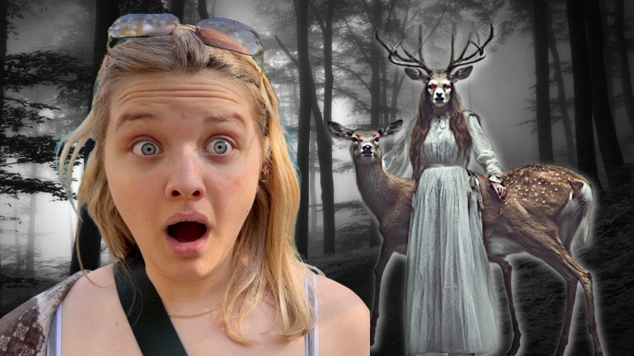 DEER LADY Follows AUBREY in the WOODS!