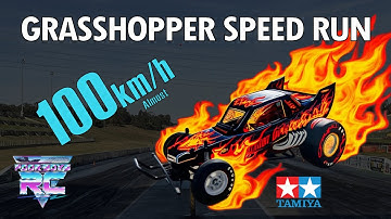 I took a TAMIYA Grasshopper RC to the Dragstrip! The FASTEST Grasshopper in Aus. @poorboysrc