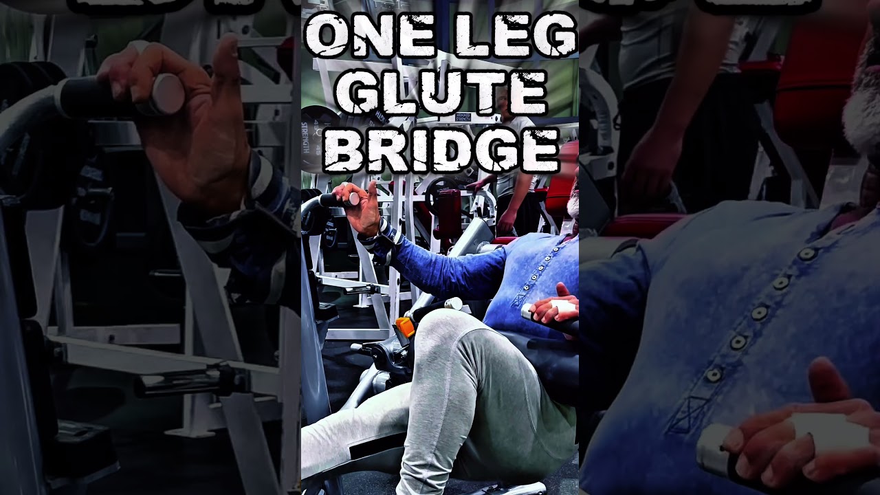 ONE LEG GLUTE BRIDGE #GLUTES #motivation #workout #workouttips #muscle