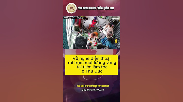 Vờ nghe điện thoại rồi trộm một lượng vàng tại tiệm làm tóc ở Thủ Đức #tinnong