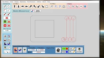 Kipware SketchPad Milling Demo of Pocketing With Islands
