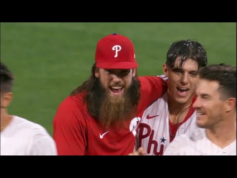 【フィリーズ】喜びを分かち合う 今日のマーシュ  2022年8月24日【Brandon Marsh】