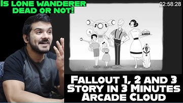Fallout 1, 2 and 3 Story in 3 Minutes (Fallout Animation) | Arcade Cloud