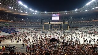 Stade de France Paris 2014 -- The evacuation of the stadium