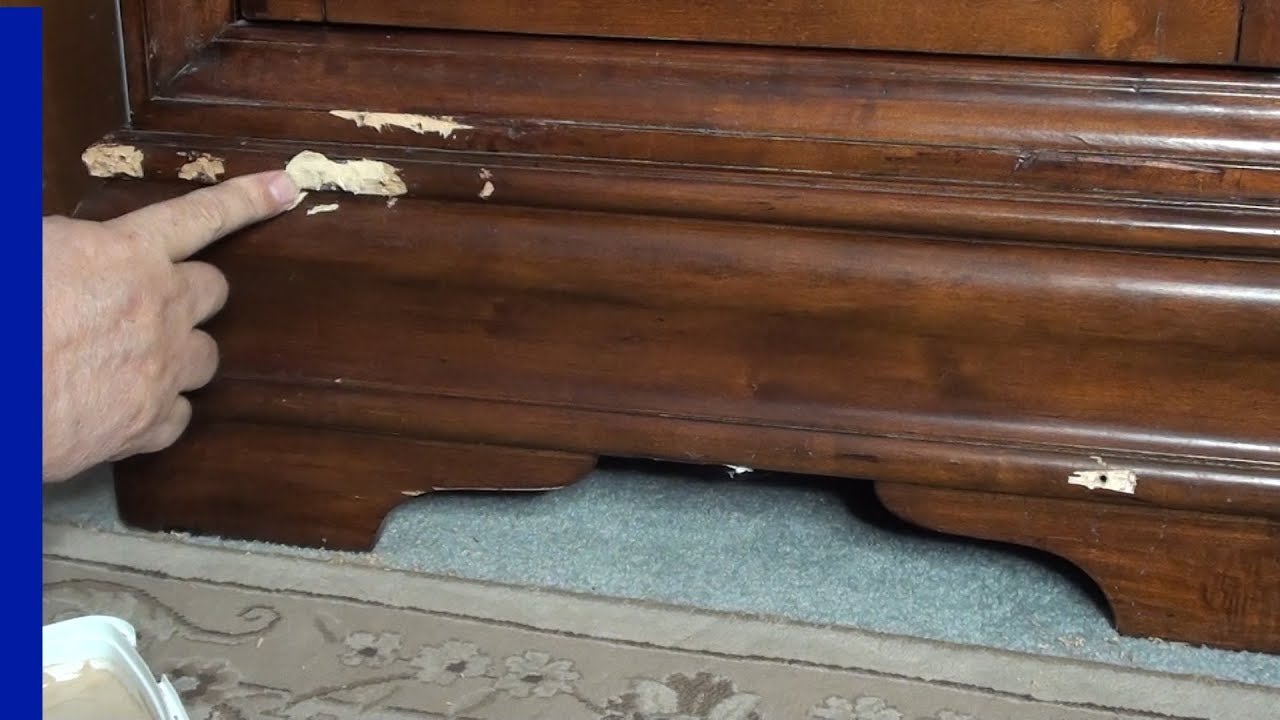 Furniture How To Repair Chips Or Dents Furniture Touch Up