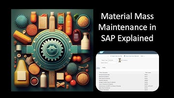 Material MASS MAINTENANCE Tutorial in SAP S/4HANA MM