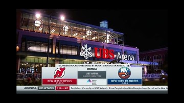 MSG+ intro to New Jersey Devils @ New York Islanders game