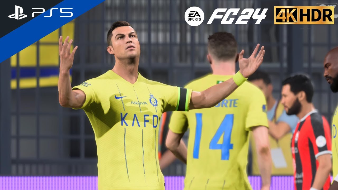(PS5) SPL 23-24 | Al Nassr vs Al Raed 0-3 | Ronaldo Angry To All His ...