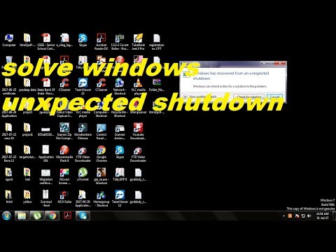 Unexpected shutdown error | windows has recovered from an unexpected shutdown new | Foci