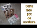 CARTE AVEC DIES POT DE CONFITURE IDEE 2