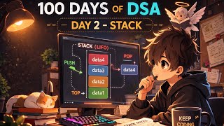 LeetCode DSA Day 13 | 100 Days DSA Challenge |Stack | Placement Prep #2026 #google #amazon