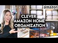 10 clever amazon home organization ideas  storage hacks