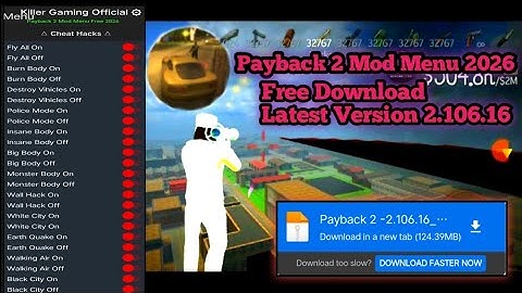 Payback 2 Mod Menu Free 2026