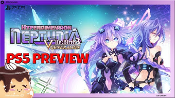 Hyperdimension Neptunia Rebirth 3 PS5 Story Gameplay Walkthrough Preview #1! (PS4 & PS5)