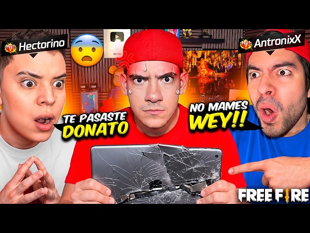 ROMPÍ MI TABLET POR HACER ESTE RETO JUGANDO FREE FIRE 😭 - TheDonato