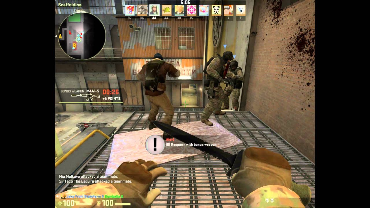 CS:GO Knife Fight Tournamentals - YouTube