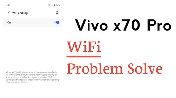 Vivo X70 Pro WiFi Not Working Problem Solve