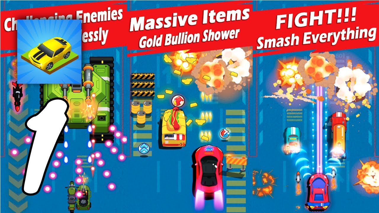 Merge & Fight: Chaos Racer Gameplay #1 All Levels (Android, IOS)