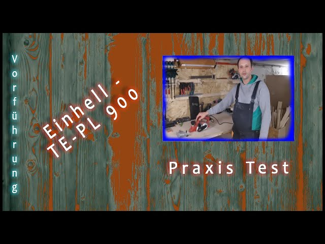 Einhell TE-PL 900 Elektrohobel Test - YouTube