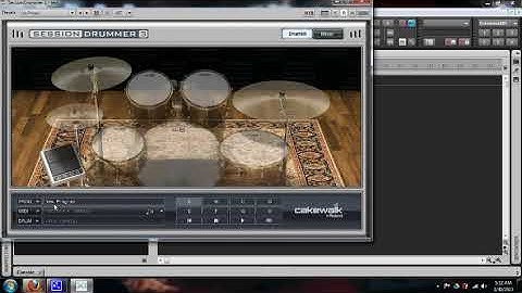 Start new Sonar project with Session Drummer 3
