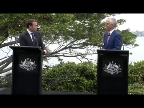 Fauxpas in Australien: Macron nennt Frau des Premierministers „lecker“