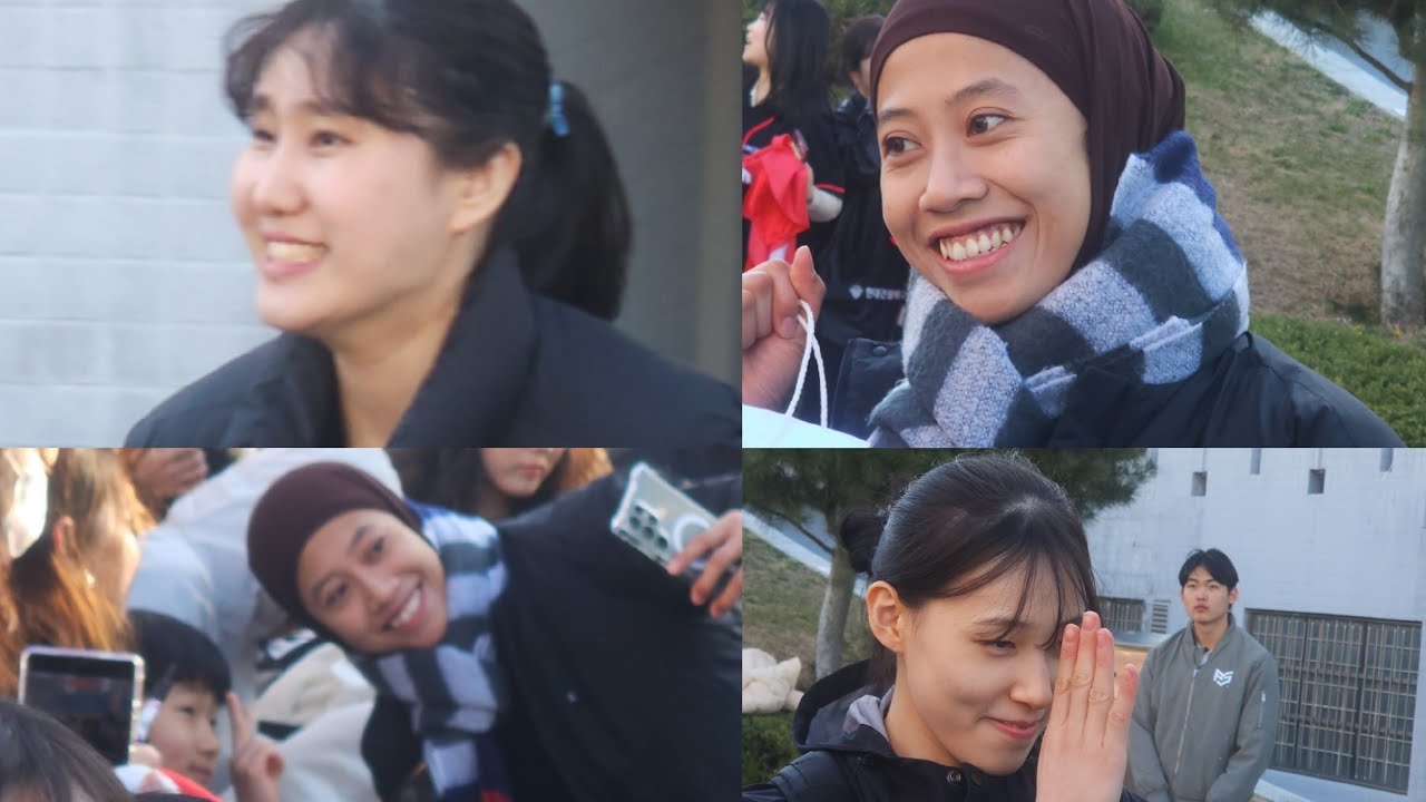 [Play-Off 3] momen After the game. Fan service. #megawatihangestri #redsparks #volleyball #voli