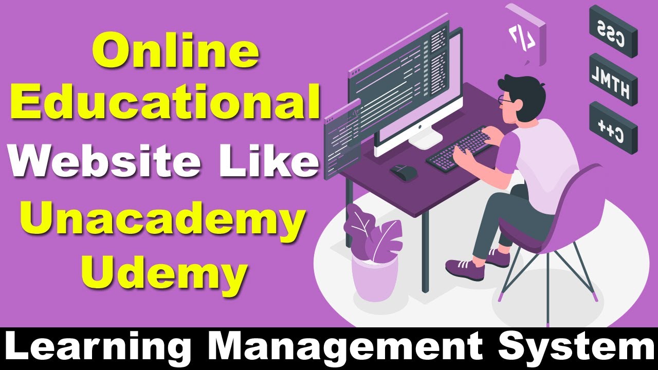 How to create a website like Unacademy and Udemy for Online Teaching ...