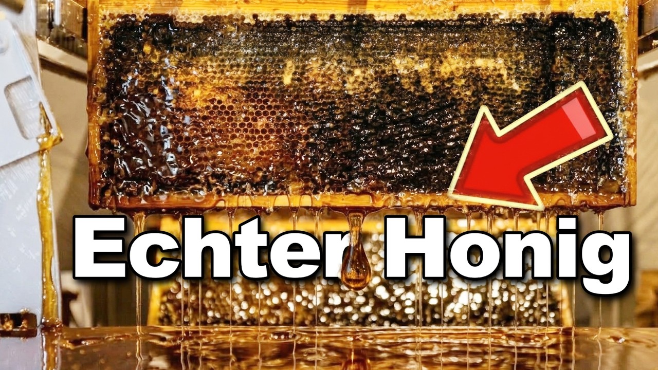 Schleudern bis der Honig kommt.