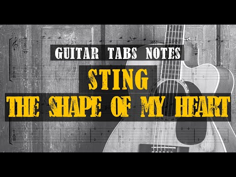 The Shape Of My Heart For Solo Guitar Youtube