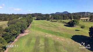 Hole 11 Flyover | Cooroy Golf Club | Back Nine Par 5