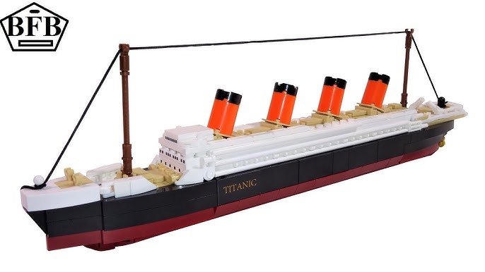 SuSenGo Titanic Building Block Kit 1021 Pieces Bricks : : Toys &  Games