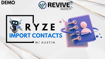 How to import contacts in RYZE CRM👩‍💻 W/ Revive Agency