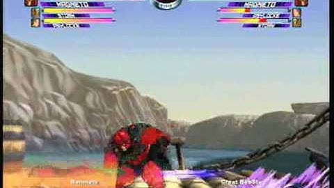 MvC2 Online (360): Brett (MSP) vs Great Bobsta (MSP) 9 .:3.1.10:.