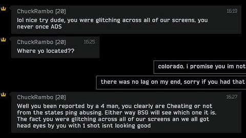 Tarkov Arena Aimlock + Ping Abuse