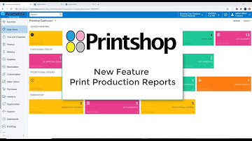 Acumatica Printshop - Print production reports in bulk using Process screen