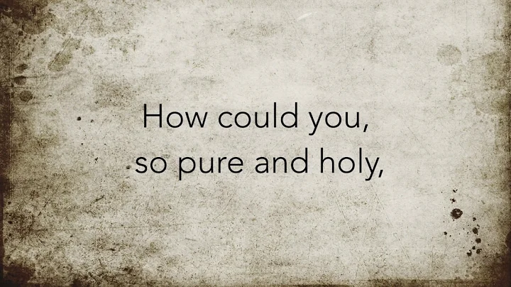 How Could You the Lord of Glory (Official Lyric Vi...