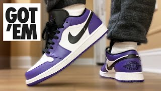 air jordan 1 low court purple 2020