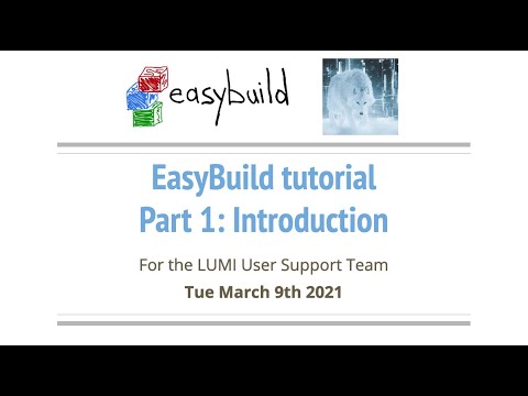 EasyBuild tutorial for