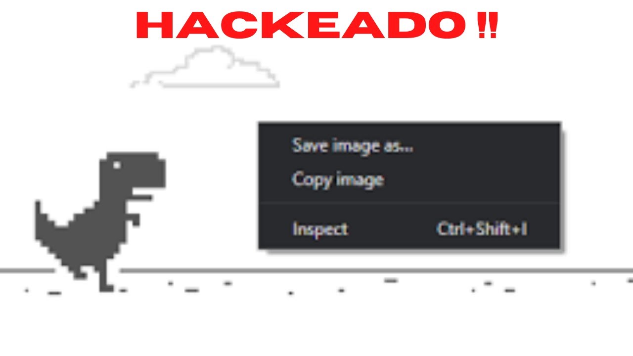 Como hackear o jogo do Dinossauro no Google Chrome?