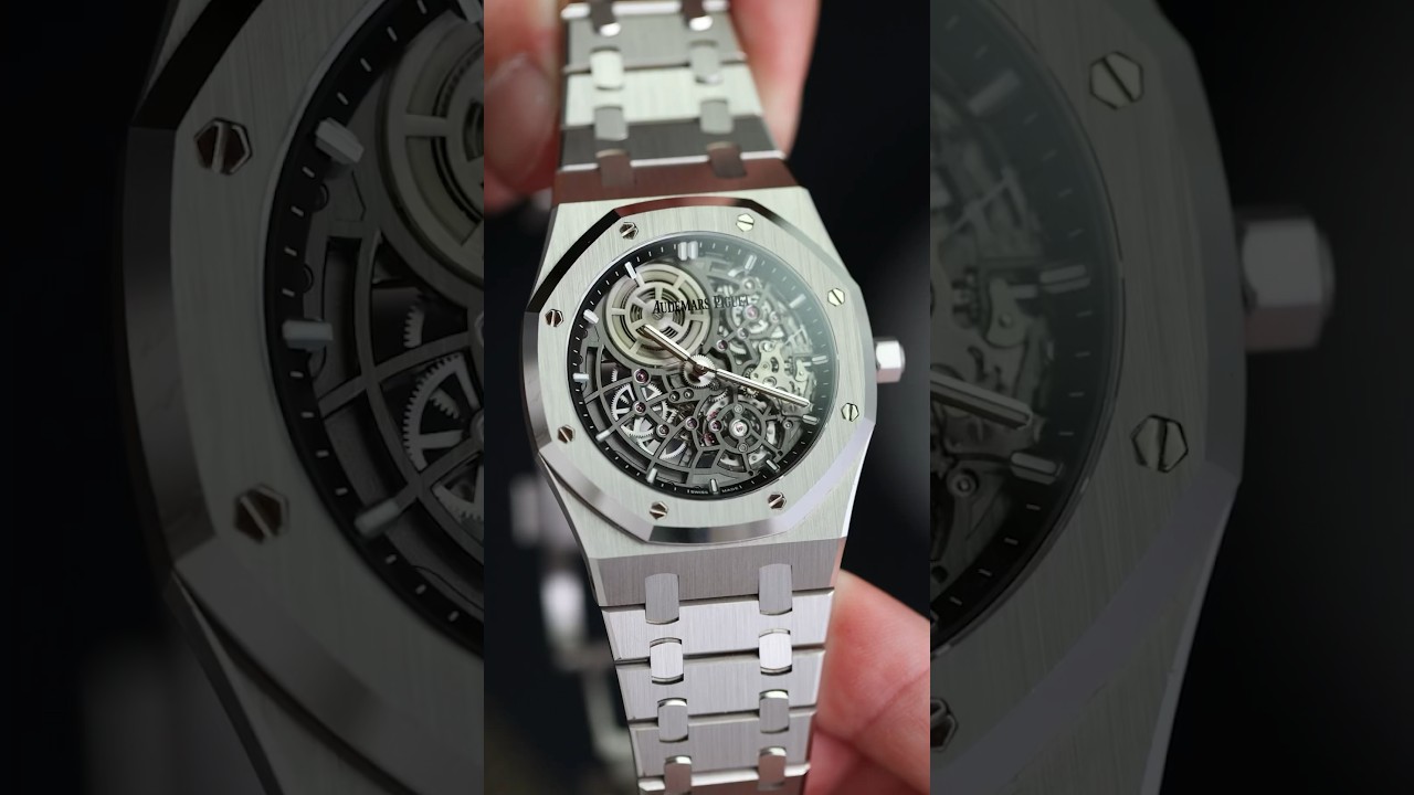 Audemars Piguet Royal Oak Jumbo‘Extra-Thin’ Openworked in White Gold.