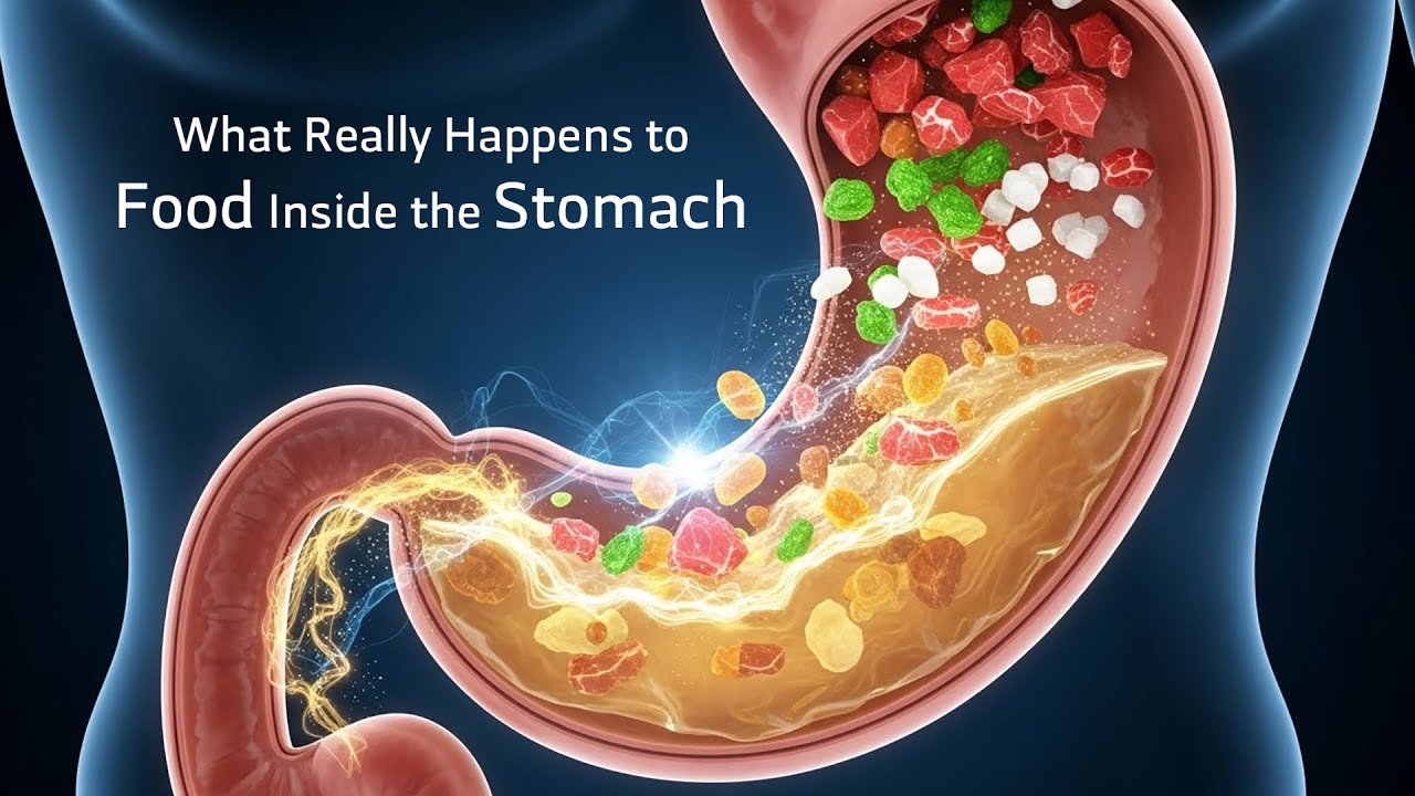 What Really Happens to Food Inside the Stomach | Digestion Explained | 