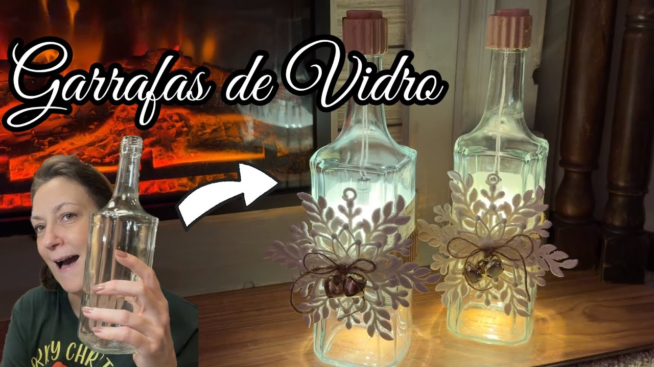 LUMINÁRIA REUTILIZANDO GARRAFAS DE VIDRO | PROJETO ESQUADRÃO DIY