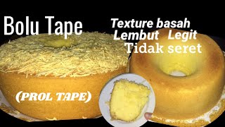 RESEP BOLU TAPE KEJU SUPER LEMBUT ANTI SERET