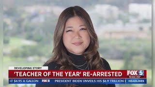 'Teacher Of The Year' Re-Arrested