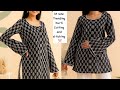 Treating Short Kurti Cutting Sttiching #trending #shortkurti 